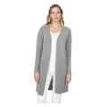 PK18A34HX Women's 100% Pure Cashmere Open Front Long Cardigan